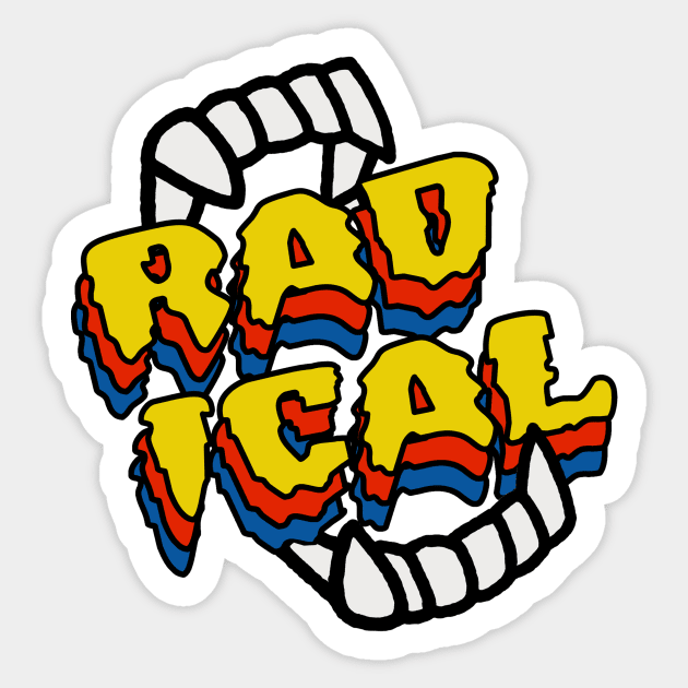 radical Sticker by nostalgia